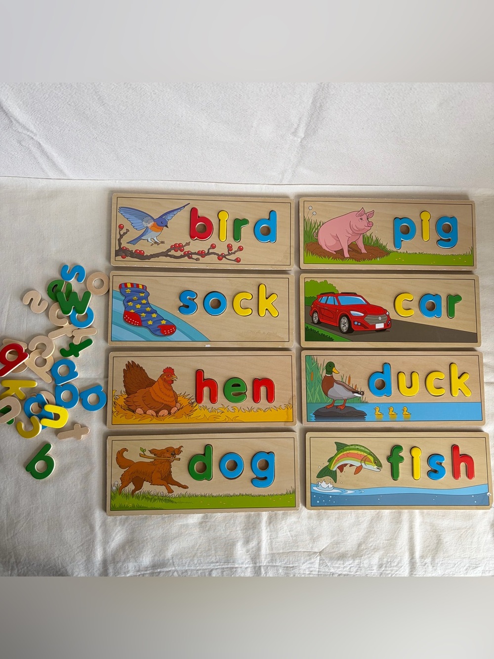 Melissa & Doug See and Spell Wooden Educational Alphabet Toy